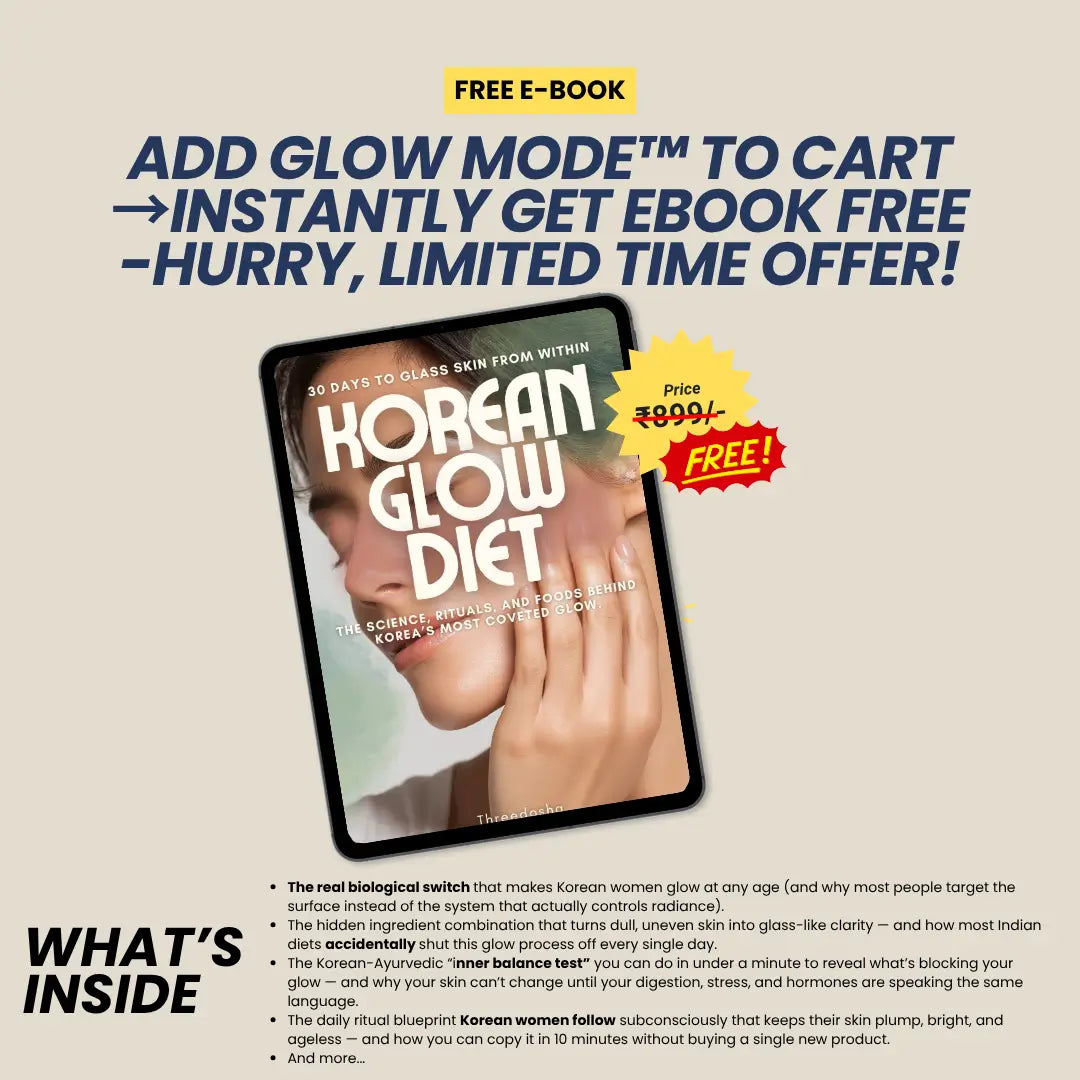 Glow Mode™ – 12-in-1 Advanced Skin Nutrition Supplement for Radiant Glow, Clear Complexion, and Skin Elasticity ｜ For Women & Men ｜ Science-Backed Herbs + Vitamins ｜ Suitable For All Skin Types｜60 Veg Capsules