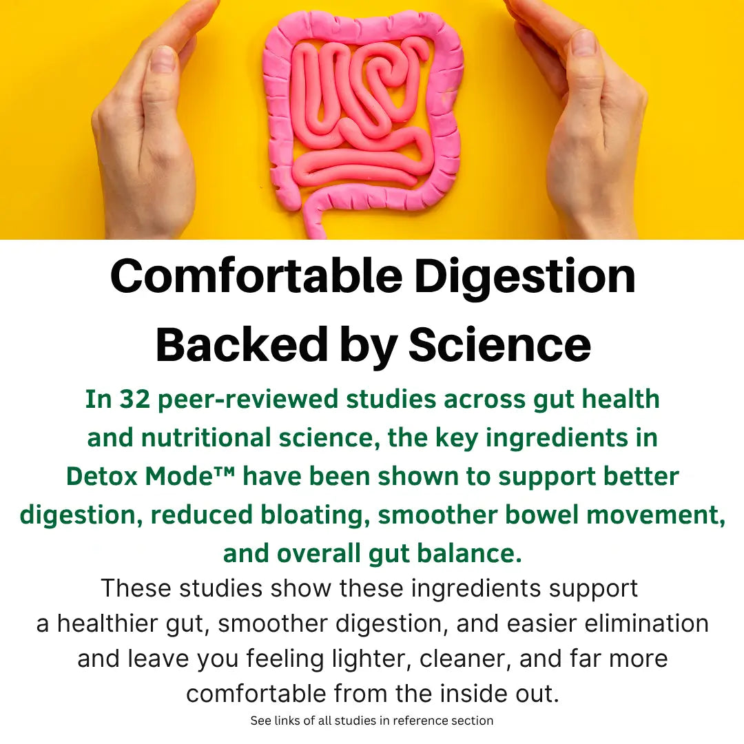 Detox Mode – 10-in-1 Advanced Gut Cleanse supplement for natural and gentle cleanse| Repairs Gut lining | Strengthens the Digestive System | Laxative(Senna) Free |Sugar Free | Men & Women | 60 Veg Capsules