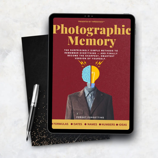 (eBook) How To Build Photographic Memory!- The Surprisingly Simple Methods to remember everything — and finally become the sharpest, smartest version of yourself. Delivery on Email)